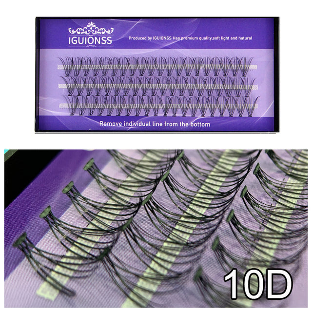 Hot Melt Natural Segmented Lashes