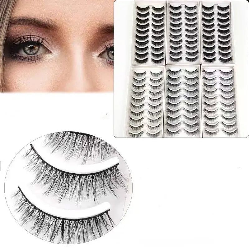 10 Pairs Fluffy Mink Lashes