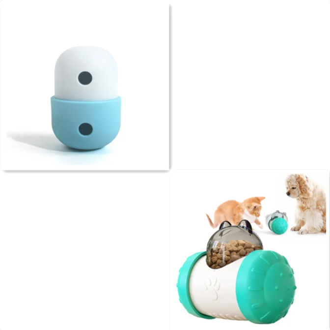 Nuovi Prodotti Giocattoli per Animali Domestici 2 in 1 Palla Giocattolo per Perdite di Cibo in Silicone per Cani Accessori per Animali Domestici
