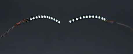LED Light False Eyelashes