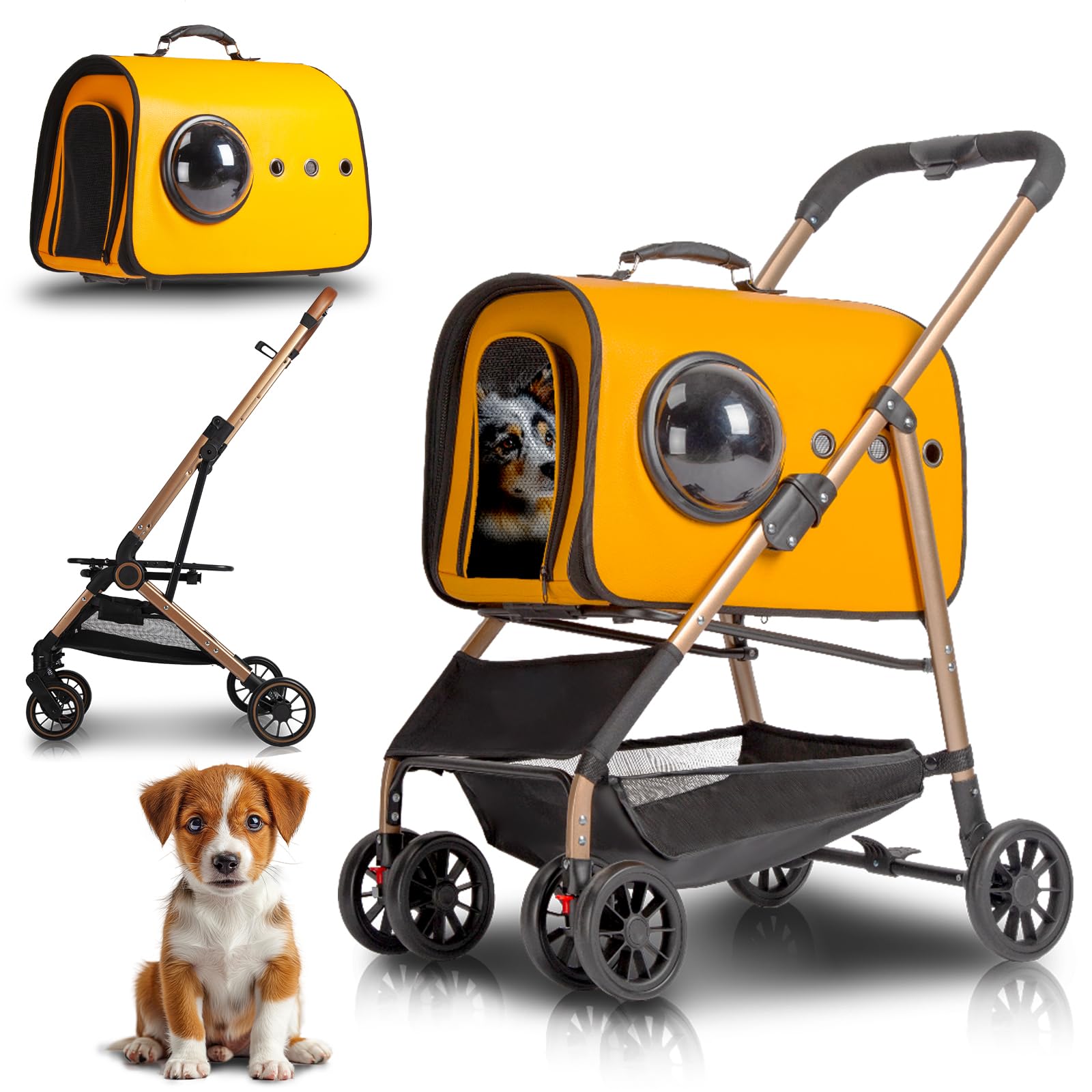 Magicorange 3 in 1 Dog Stroller