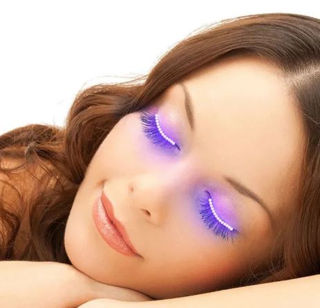 LED Light False Eyelashes