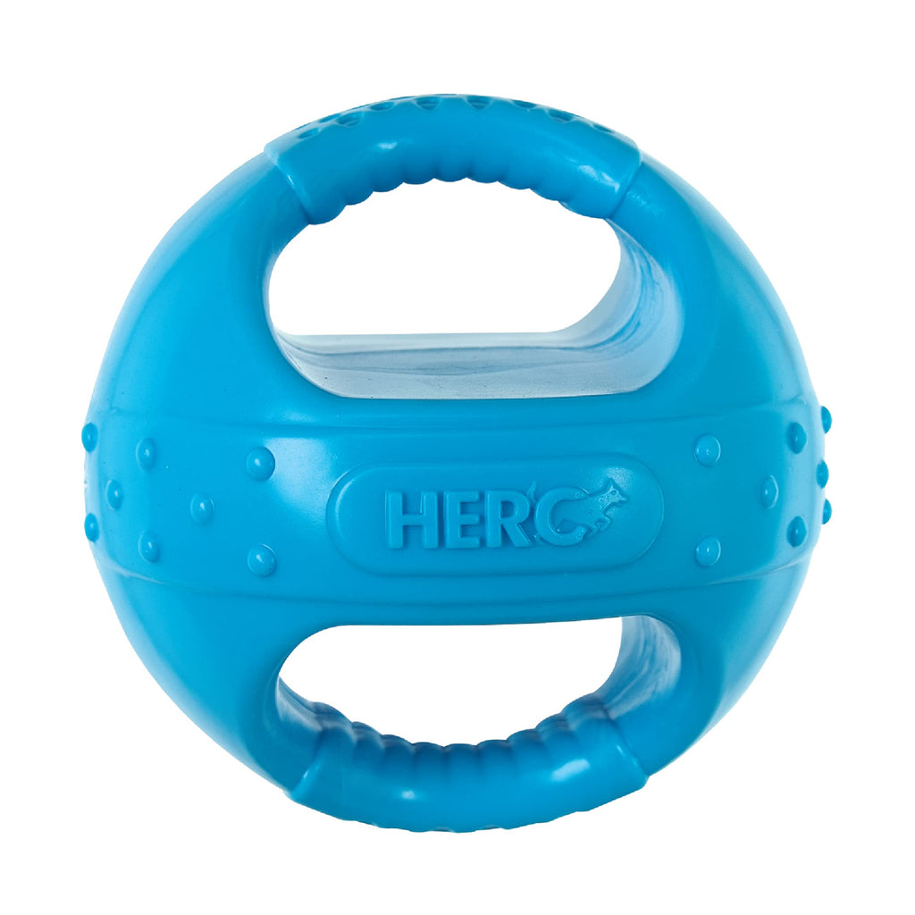 Hero Squeakables Kettle Ball Giochi per cani, giochi per cuccioli, giochi per animali domestici, taglia media 12,7 cm (blu)
