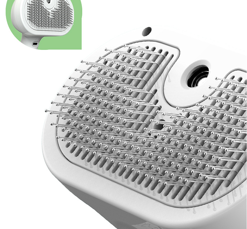 Pettine per Animali Domestici Spazzola Auto-Pulente per la Rimozione del Pelo di Cani Strumenti per la Toelettatura Pettine Districante con Umidificatore a Nebbia Integrato Prodotti per Animali Domestici