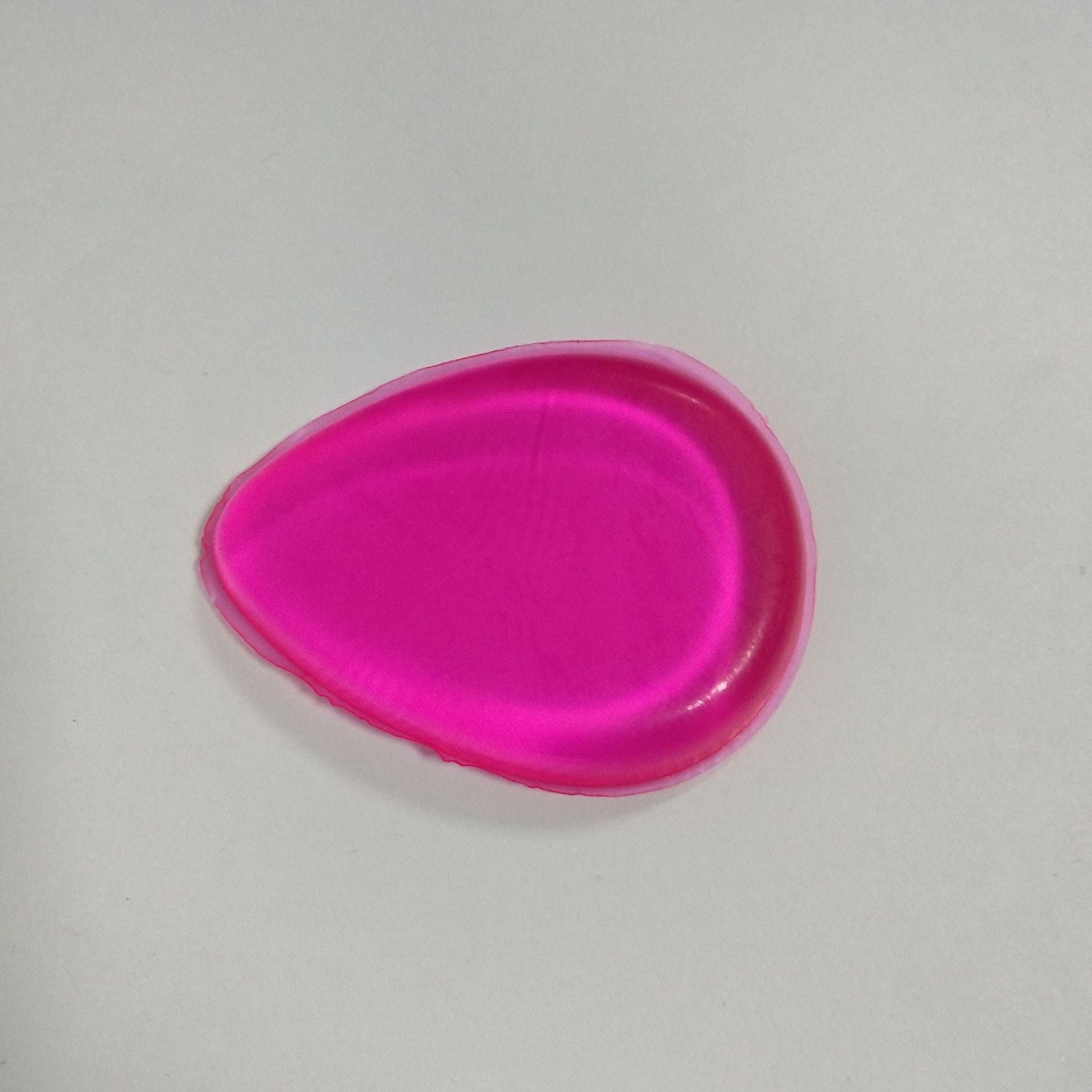 Strumento per trucco in spugna di silicone trasparente