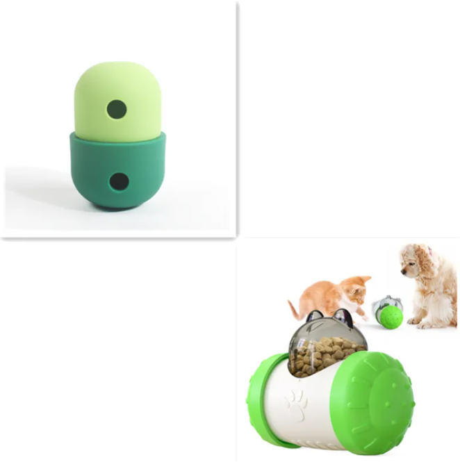 Nuovi Prodotti Giocattoli per Animali Domestici 2 in 1 Palla Giocattolo per Perdite di Cibo in Silicone per Cani Accessori per Animali Domestici