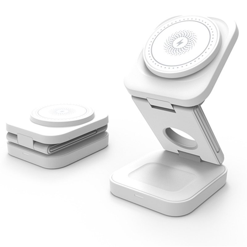 CARICATORE WIRELESS PIEGHEVOLE 3 IN 1