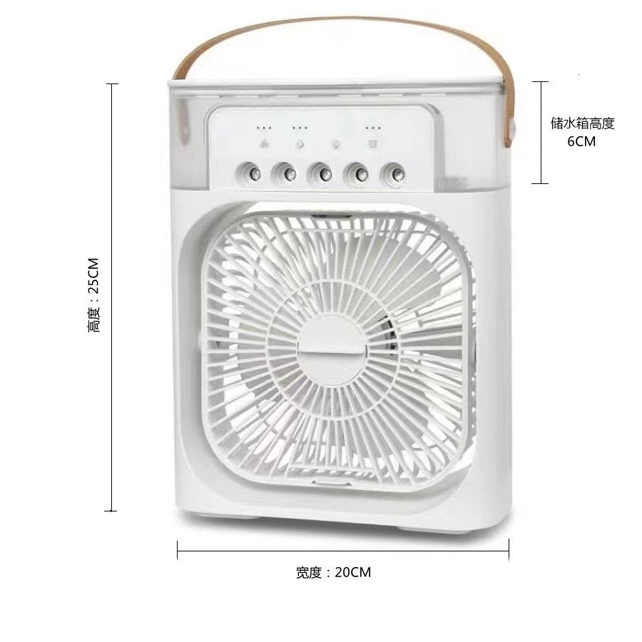 Ventilatore Portatile 3 in 1 Raffrescatore d'Aria – Mini Climatizzatore per Stanza, Ufficio e Auto | Raffreddamento Rapido + Umidificatore | Spedizioni dagli USA 🇺🇸 | Bestseller su TikTok e Amazon!