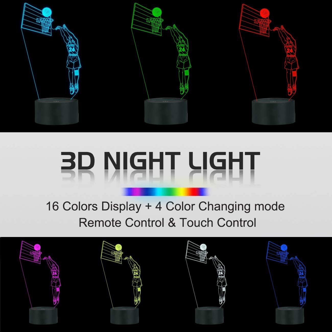 Lampada 3D da Basket