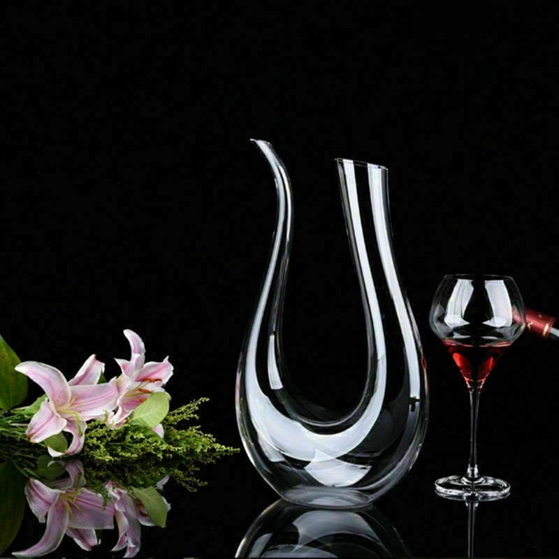 Decanter in cristallo a U da 1500 ml