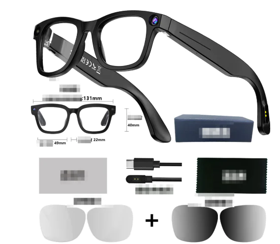 Occhiali intelligenti con fotocamera AI