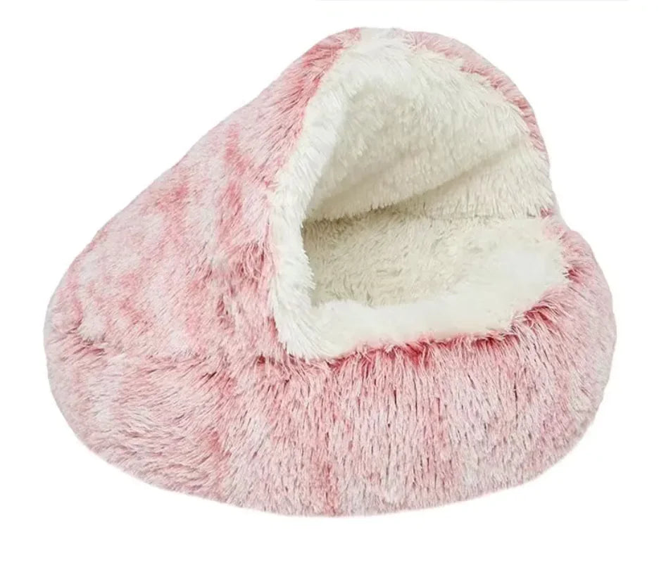 Cuccia per gatti semi-chiusa con copertura universale - Nido a quattro stagioni per cani di piccola taglia e animali domestici