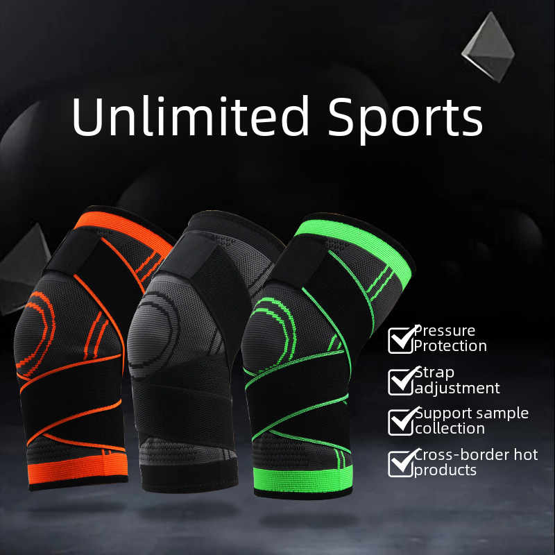 Ginocchiera a compressione da uomo per sport e fitness